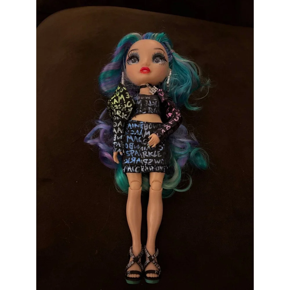 Rainbow‎ High Holly De'Vious Fashion Doll Blue Purple Hair Metallic Outfit RH1